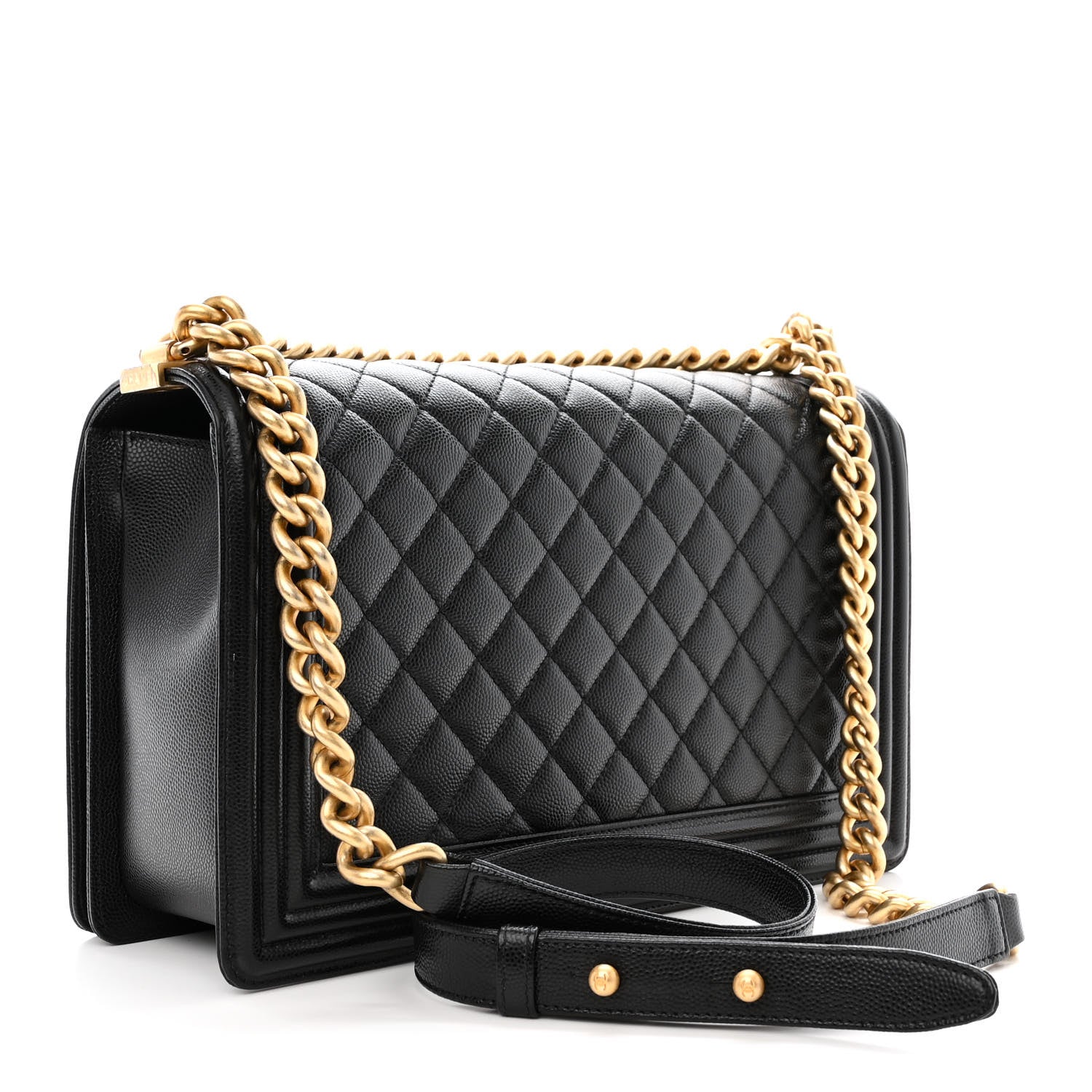 Chanel Caviar Quilted New Medium Boy Flap Black 3 of 11