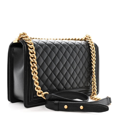 Chanel Caviar Quilted New Medium Boy Flap Black 3 of 11