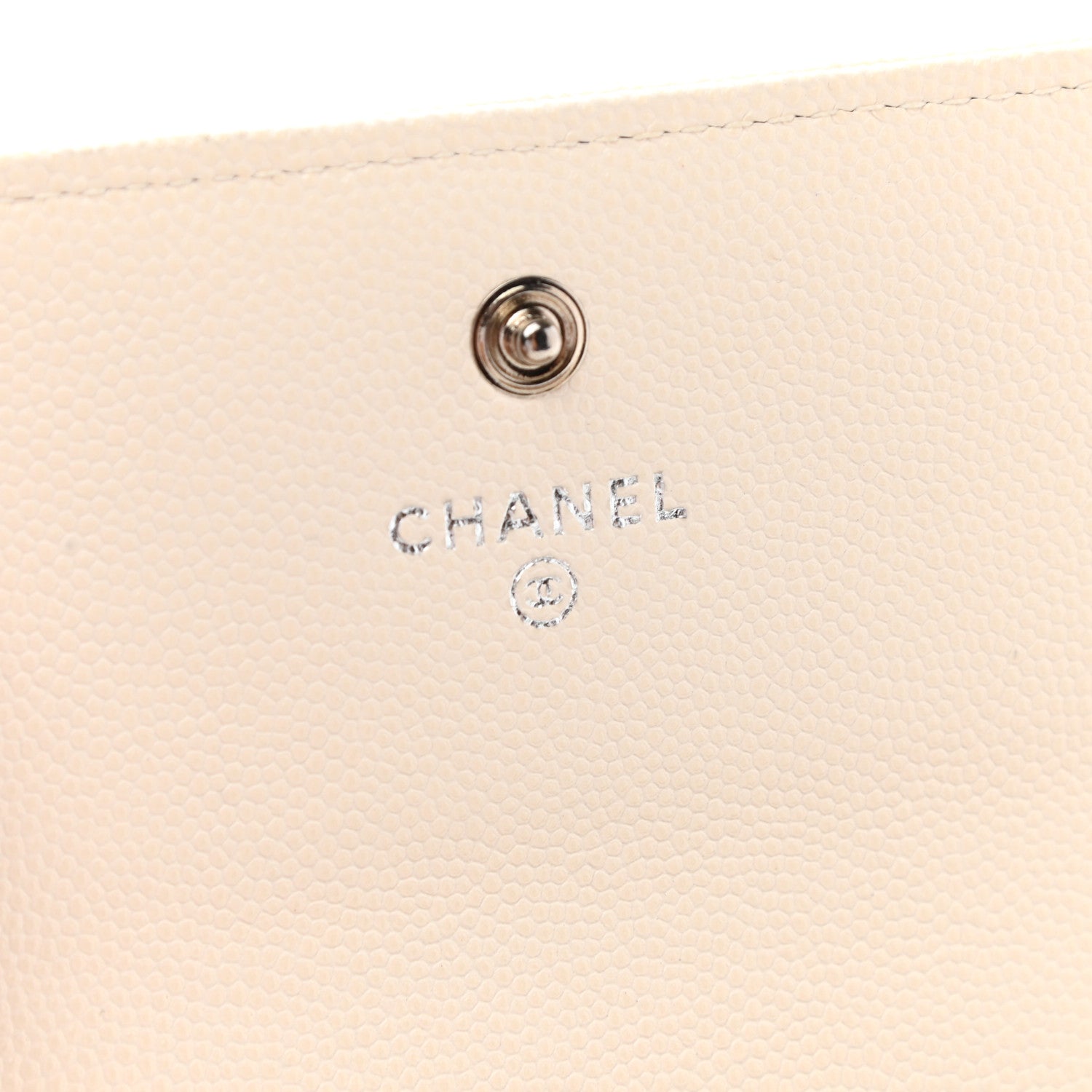 Chanel Caviar Quilted Large Boy Gusset Flap Wallet White 6 of 12