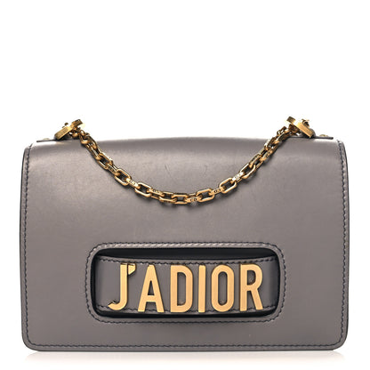 Christian Dior Calfskin Medium J'Adior Chain Flap Bag Iron Grey 1 of 9