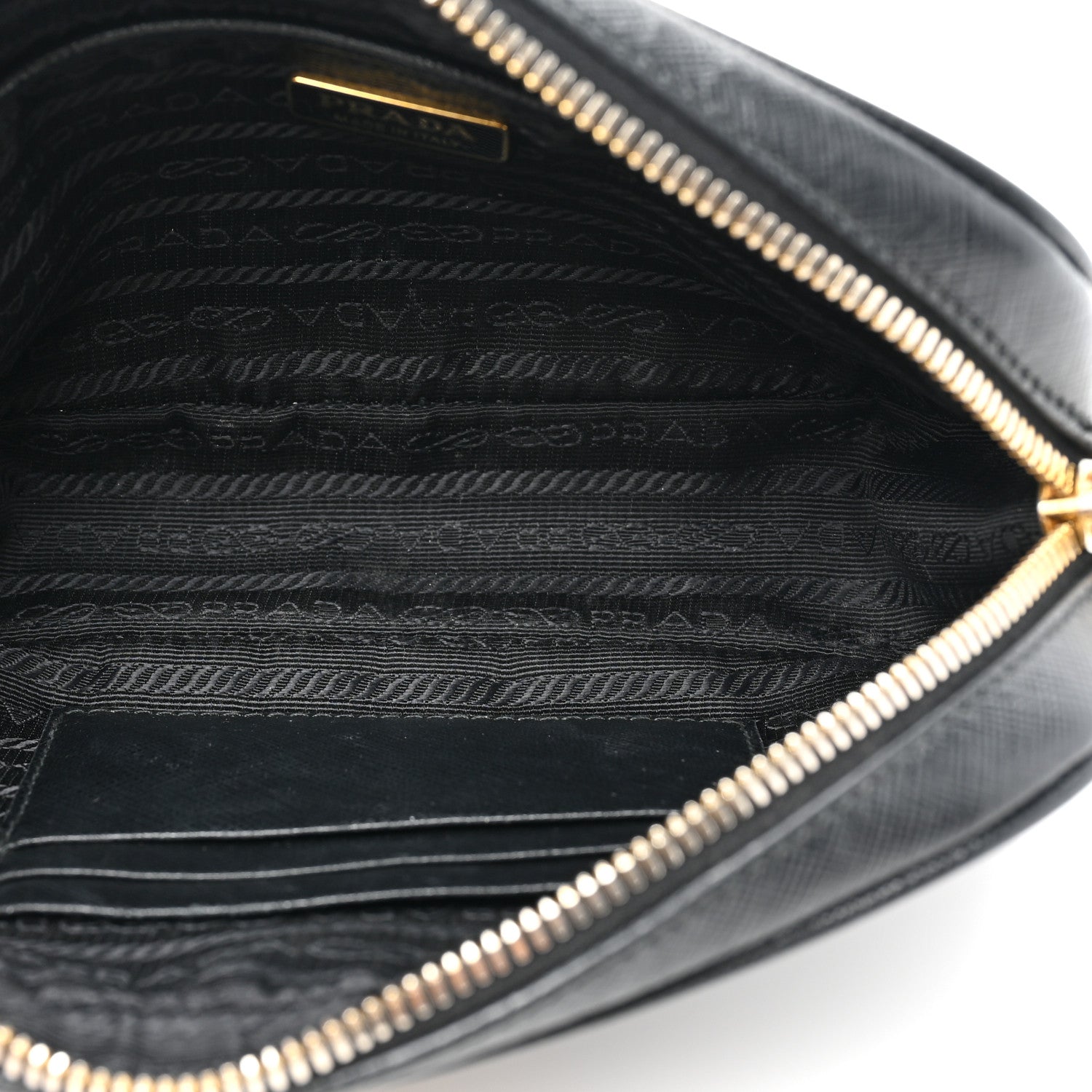 Prada Saffiano Belt Bag Black 5 of 15