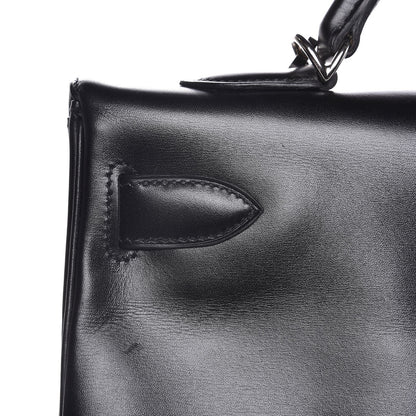 Hermes Box Kelly Retourne 40 Black 33 of 38