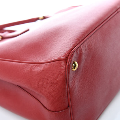 Prada Saffiano Medium Galleria Double Zip Tote Fuoco 16 of 20