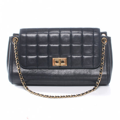 Chanel Lambskin Chocolate Bar Accordion Mademoiselle Black 1 of 7