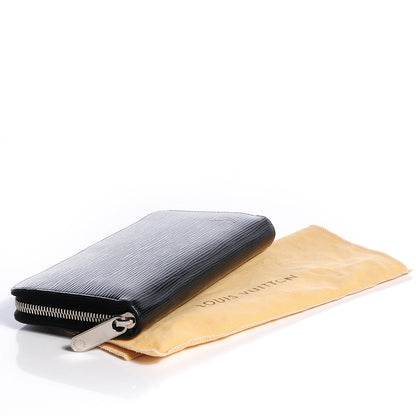 Louis Vuitton Epi Leather Zippy Wallet Black 4 of 7