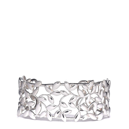 Tiffany Sterling Silver Paloma Picasso Olive Leaf Cuff Bracelet 1 of 5