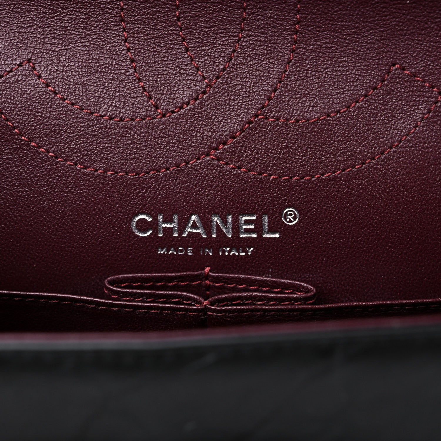 Chanel Aged Calfskin Chevron Quilted 2.55 Reissue 226 So Black 6 of 9