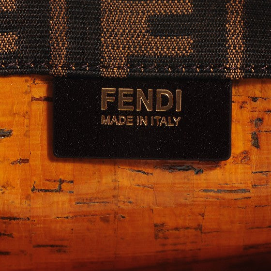Fendi Nylon Zucca Shopping Tote Red 7 of 20