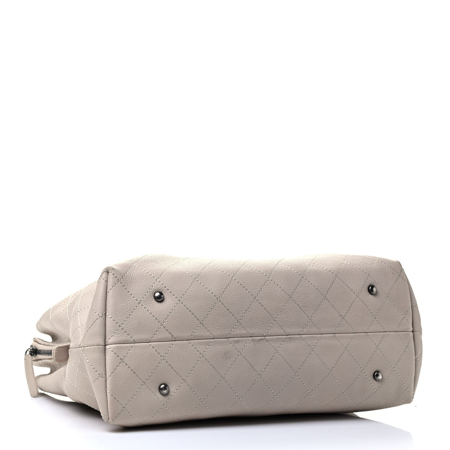 Chanel Grained Vegetal Calfskin Urban Shopping Tote Beige 5 of 12