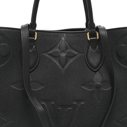 Louis Vuitton Empreinte Monogram Giant Onthego GM Black Black 8 of 10