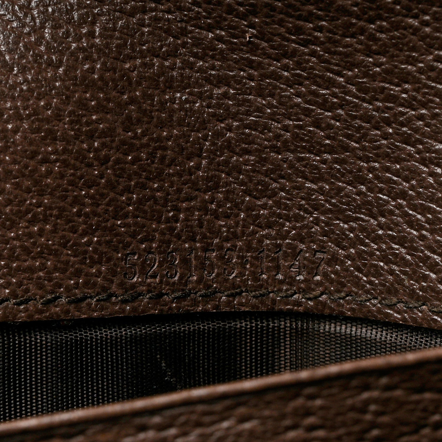 Gucci GG Supreme Monogram Web Ophidia Continental Wallet Brown 6 of 10