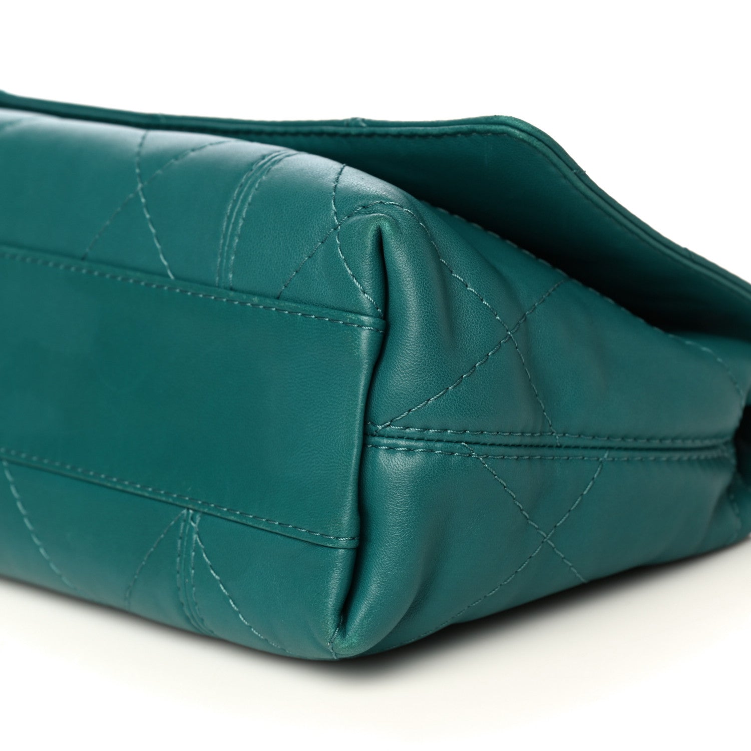 Chanel Lambskin Quilted Large Soft Touch Flap Green 11 of 20