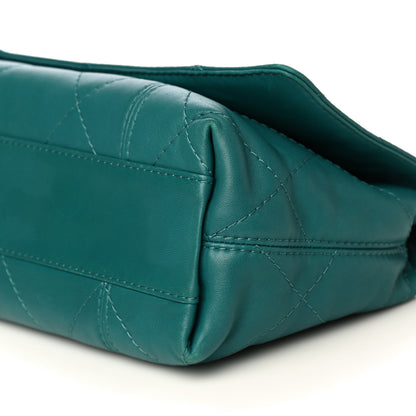 Chanel Lambskin Quilted Large Soft Touch Flap Green 11 of 20