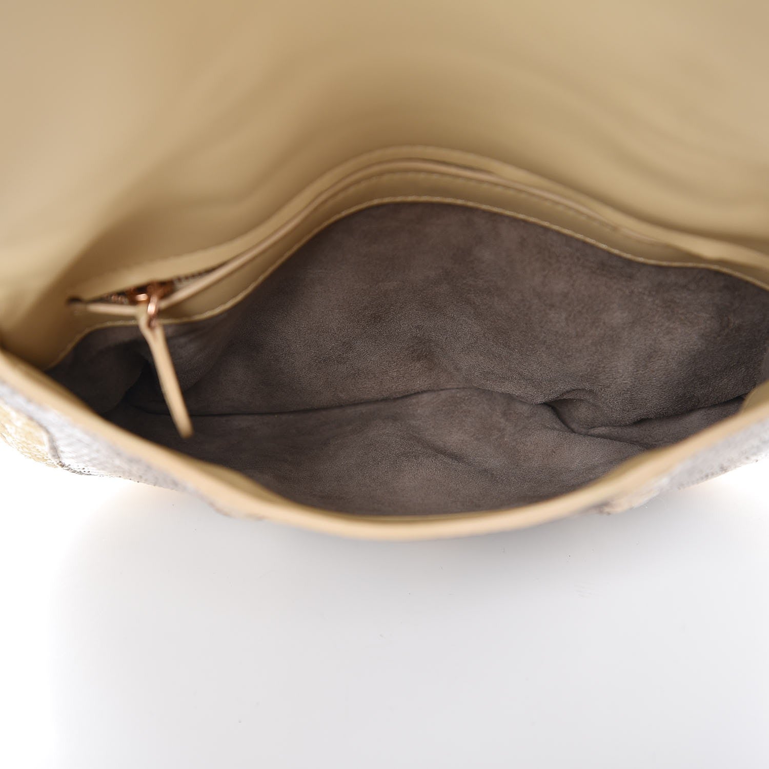 Bottega Veneta Nappa Ayers Stingray Small Flap Naturale 9 of 10