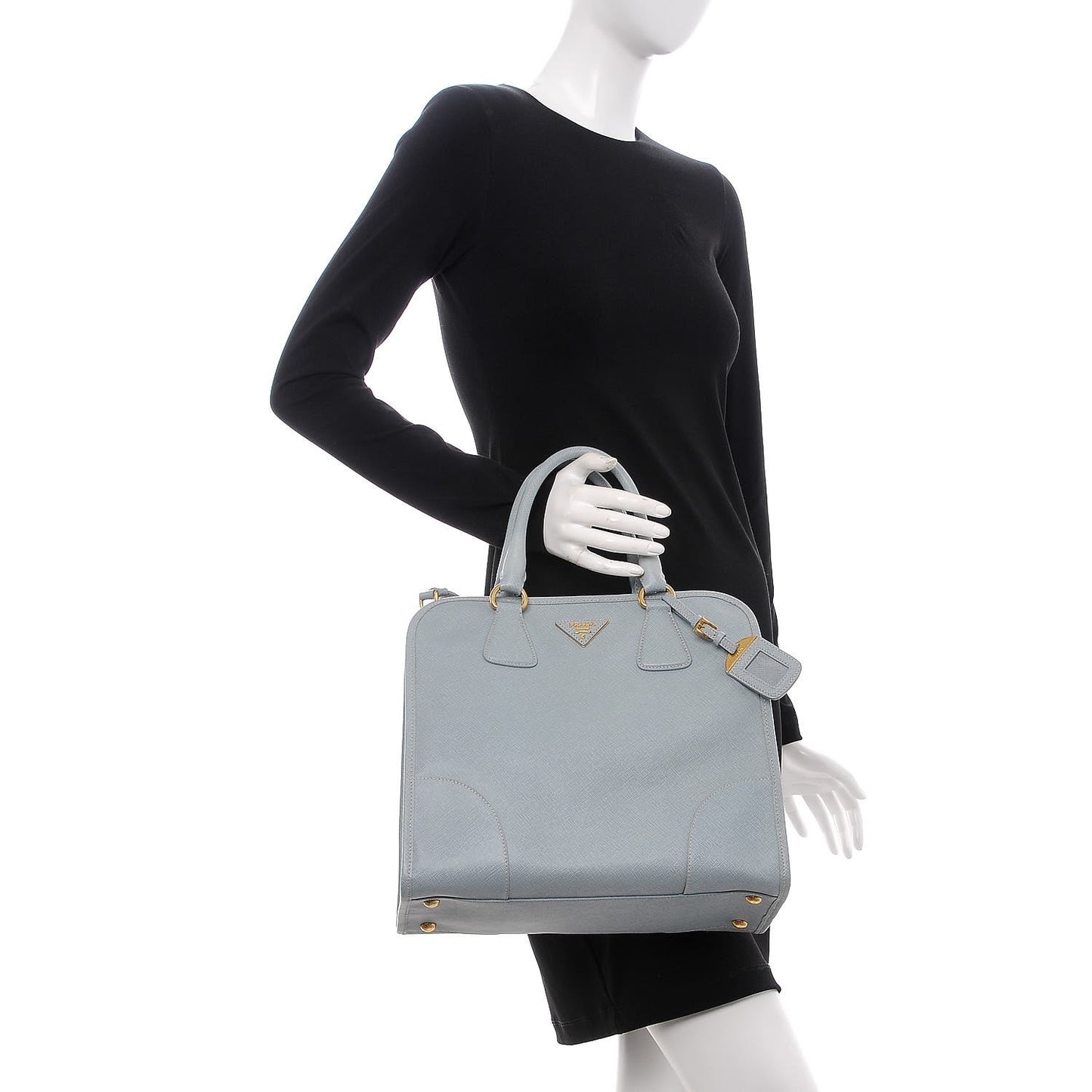 Saffiano Lux Shopping Tote Lago