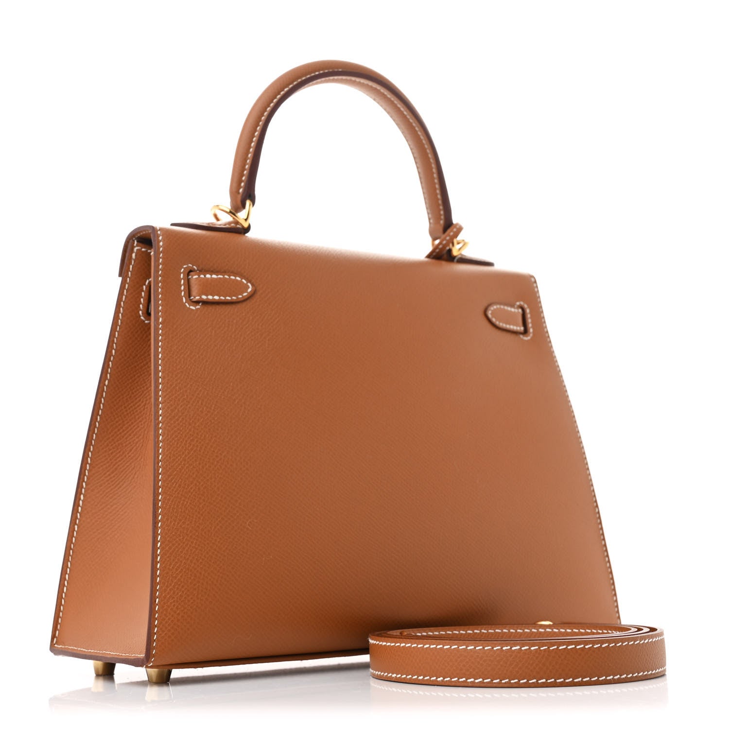 Hermes Epsom Kelly Sellier 25 Gold 3 of 11
