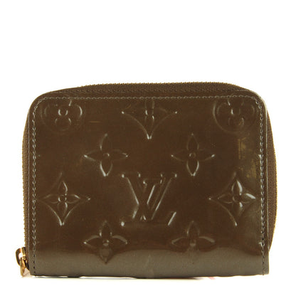 Louis Vuitton Vernis Zippy Coin Purse Vert Bronze 1 of 7
