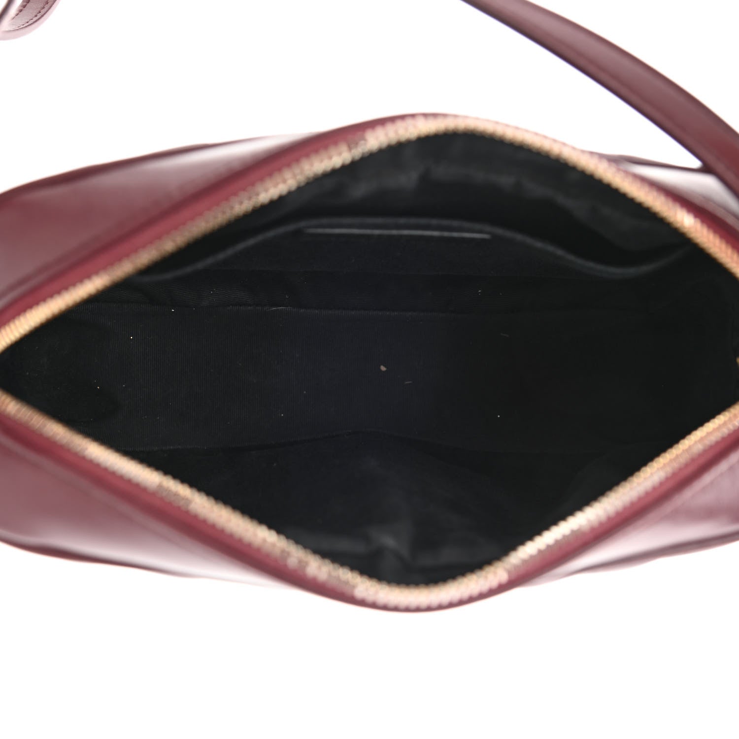 Saint Laurent Calfskin Matelasse Monogram Lou Camera Bag Dark Legion Red 5 of 10