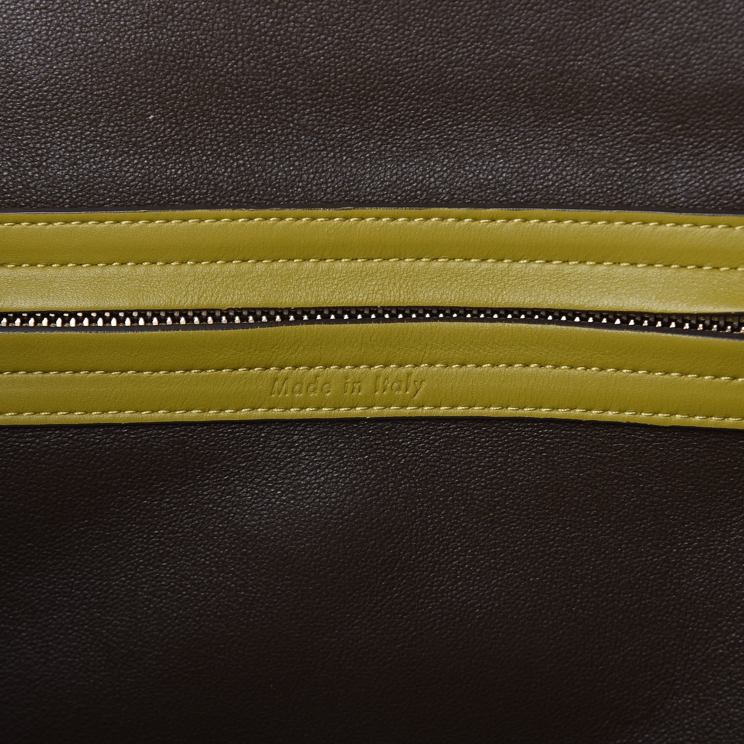 Celine Nubuck Medium Phantom Luggage Chartreuse 6 of 10