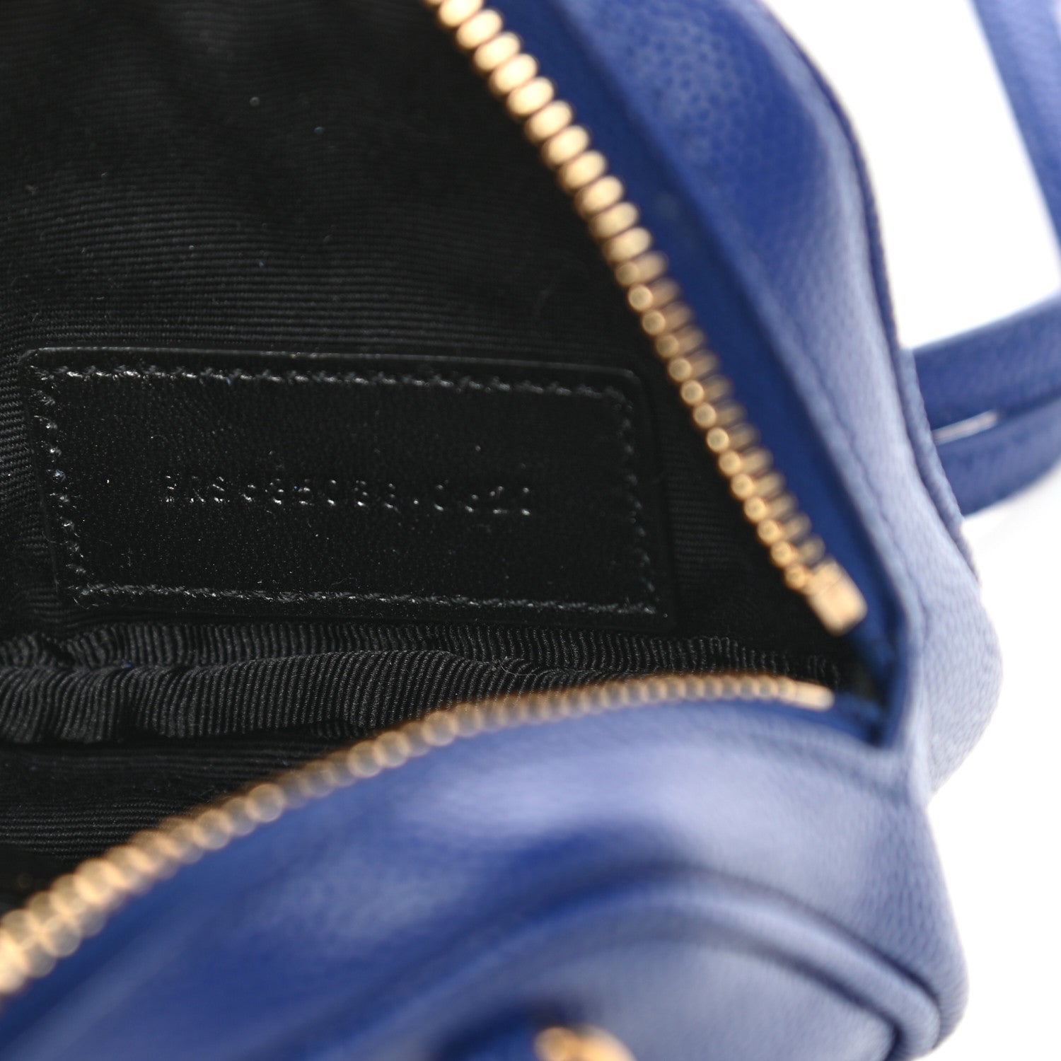Saint Laurent Grain De Poudre Matelasse Monogram Baby Lou Camera Bag Sapphire Blue 7 of 11