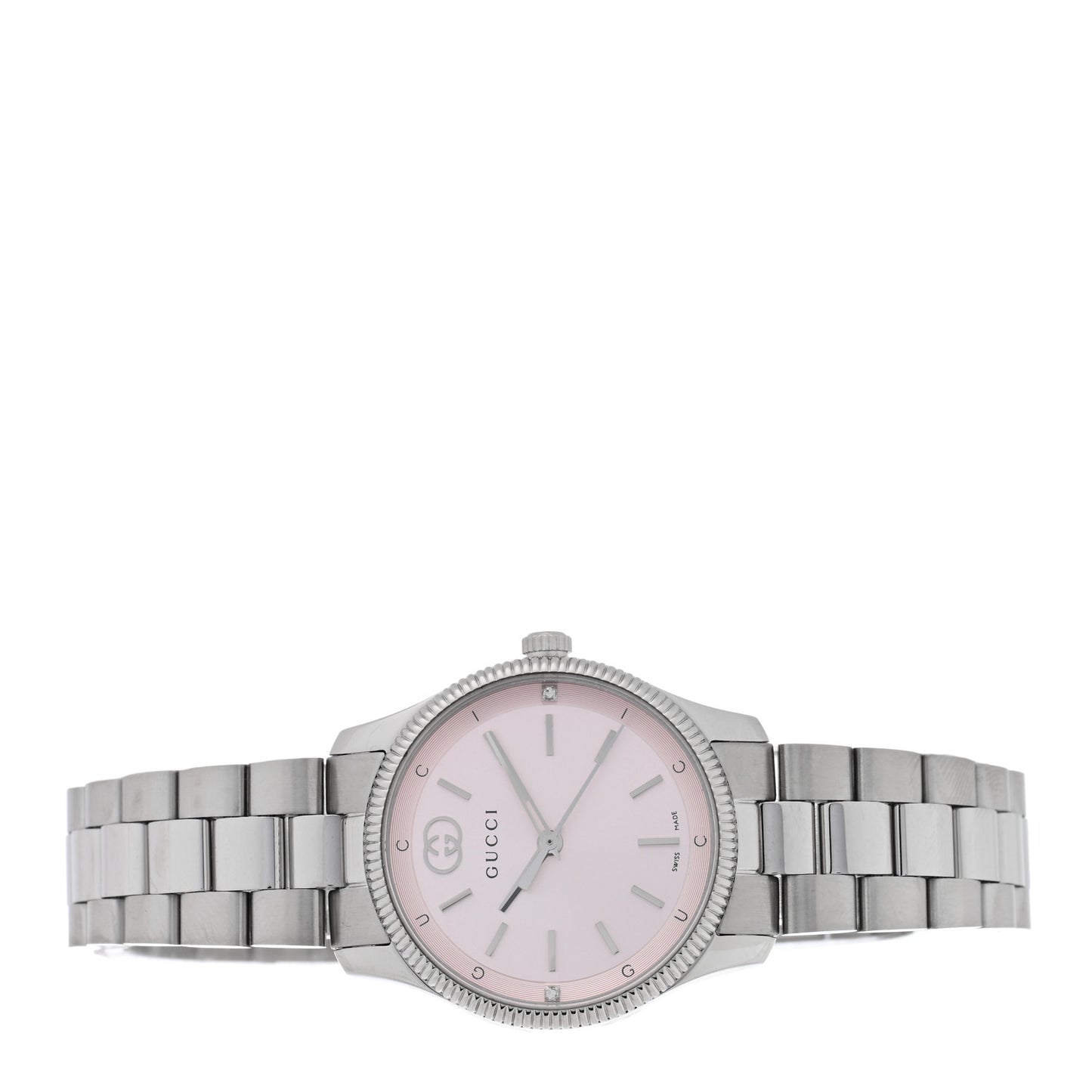 Stainless Steel Diamond 29mm G-Timeless Quartz Watch Pink