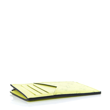 Louis Vuitton Monogram Taiga Coin Card Holder Yellow 4 of 7