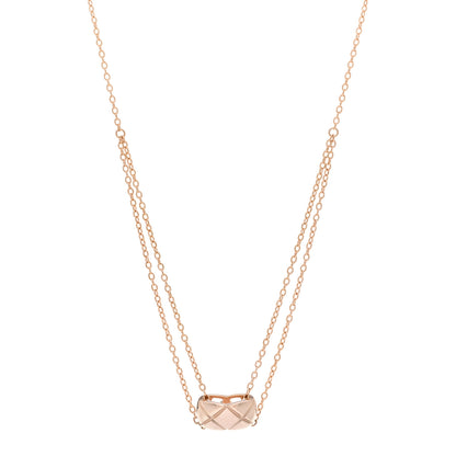 Chanel 18K Beige Gold Coco Crush Pendant Necklace 1 of 4