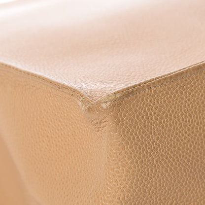 Chanel Caviar CC Tote Beige 12 of 18