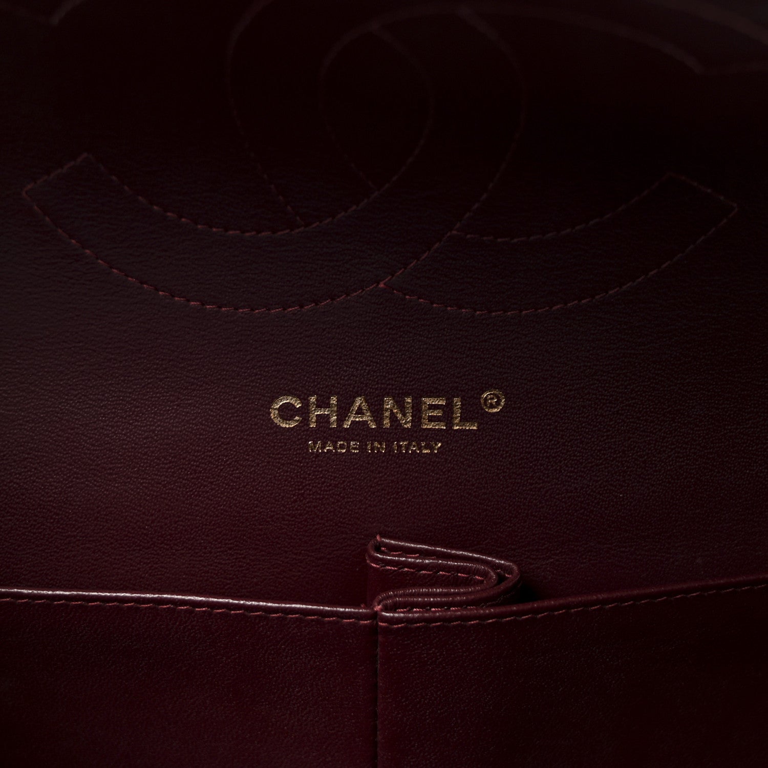 Chanel Lambskin Quilted Jumbo Double Flap  Black 6 of 10