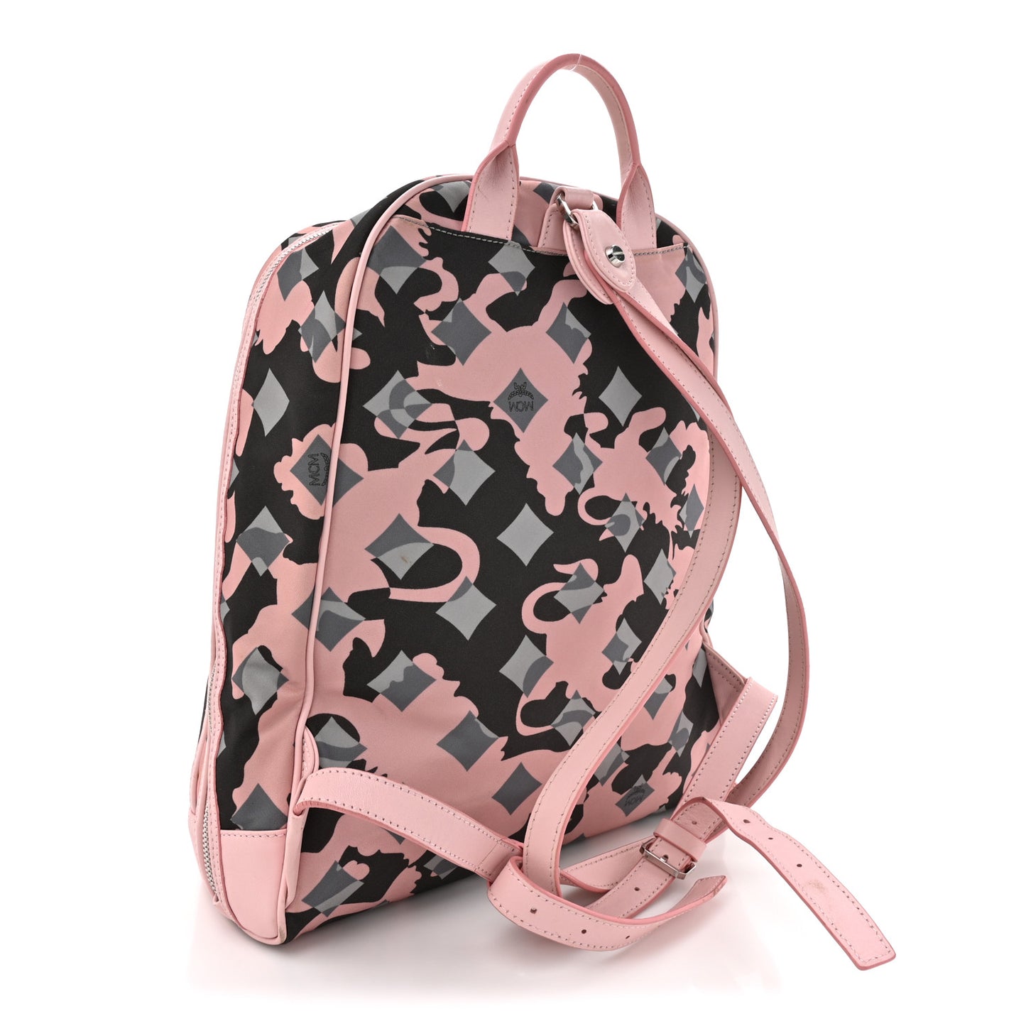 Nylon Camo Backpack Pink Blush