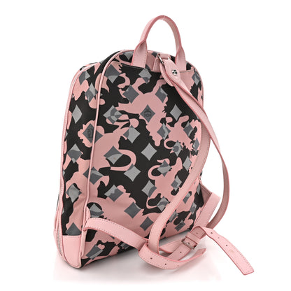 MCM Nylon Camo Backpack Pink Blush 2 of 19