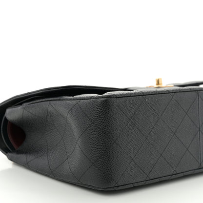 Chanel Caviar Quilted Jumbo Double Flap Black 9 of 12