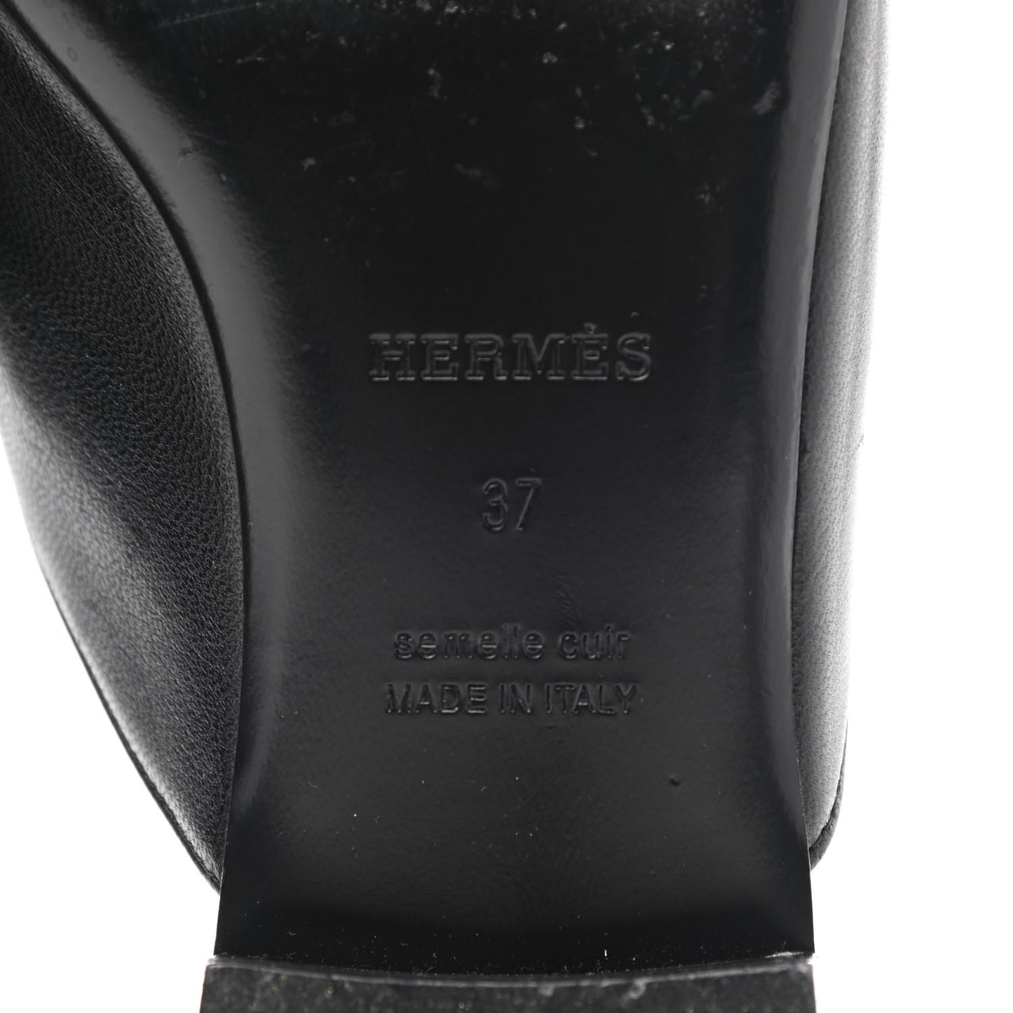 Goatskin Trocadero Mule 37 Black