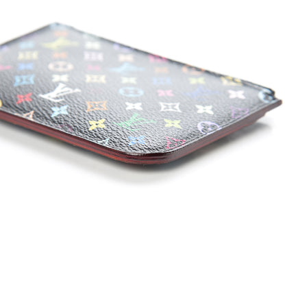 Louis Vuitton Monogram Multicolor Key Pouch Black Grenade 9 of 9