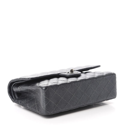 Chanel Iridescent Caviar Quilted Medium Double Flap Black 4 of 13