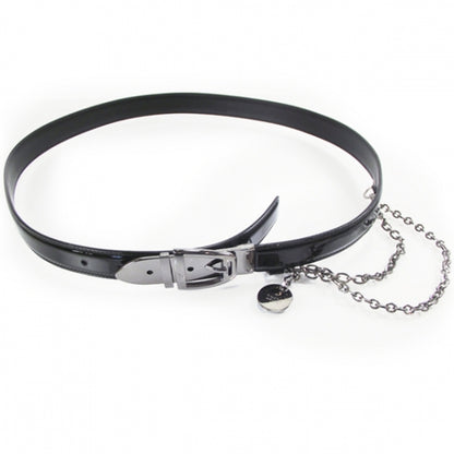 Gucci Patent Chain Belt Black 38 1 of 5