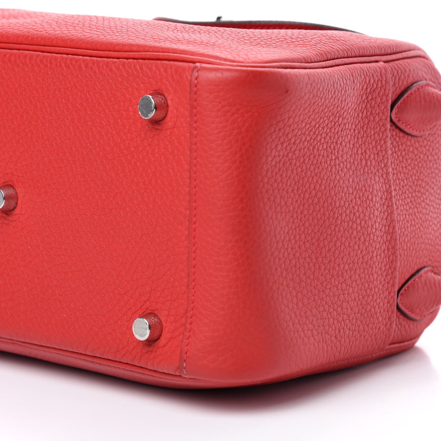 Hermes Taurillon Clemence Lindy 26 Rouge Casaque 7 of 12
