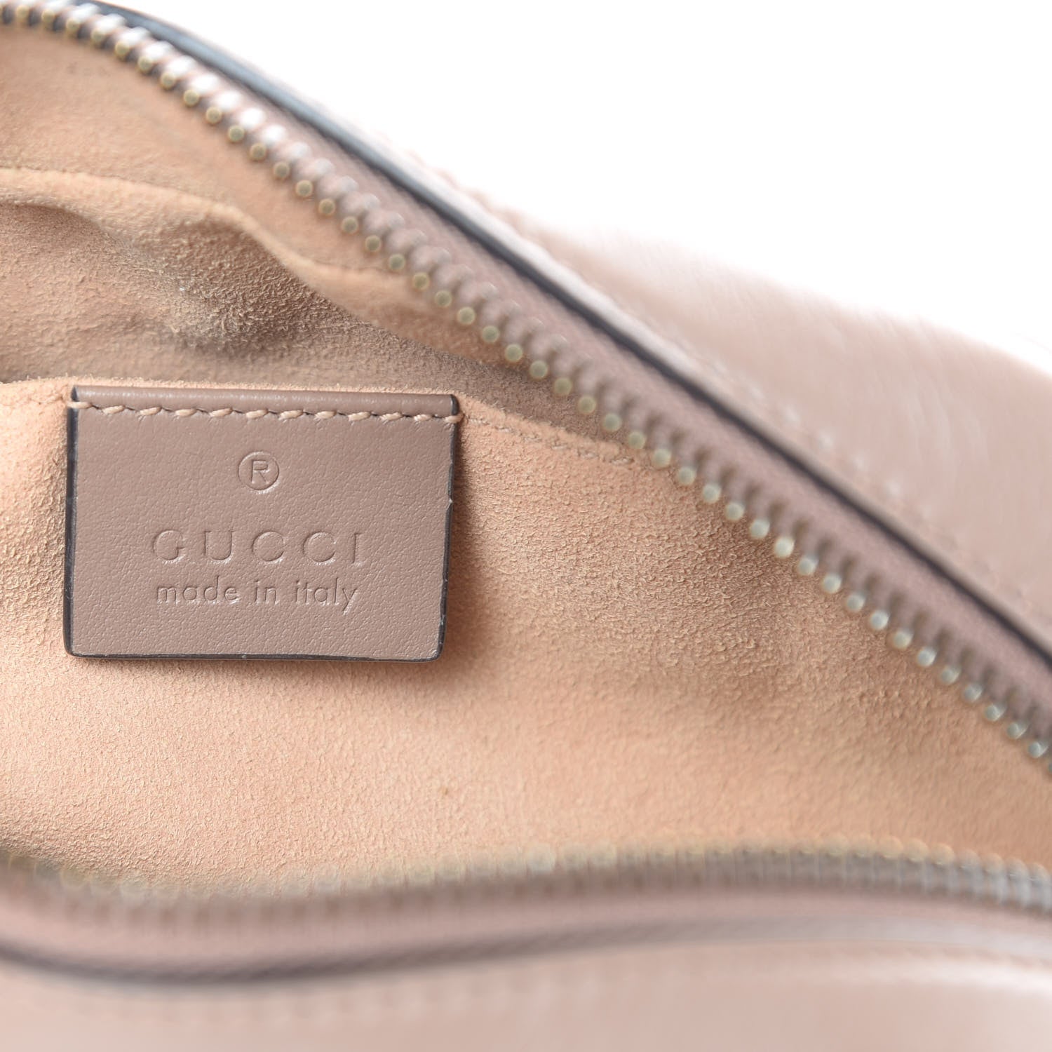 Gucci Calfskin Matelasse Mini GG Marmont Chain Shoulder Bag Porcelain Rose 6 of 13