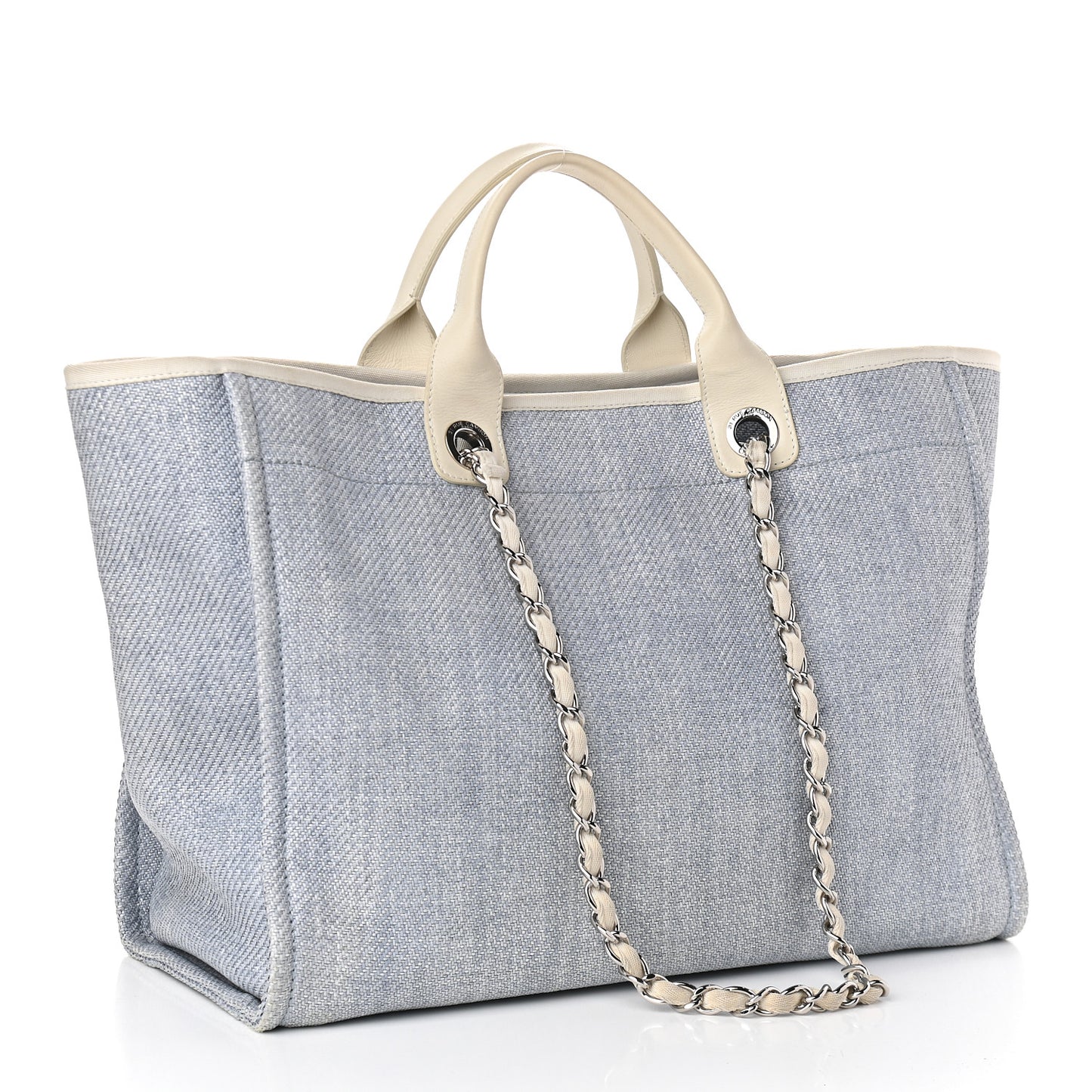 Canvas Medium Deauville Tote Denim Blue