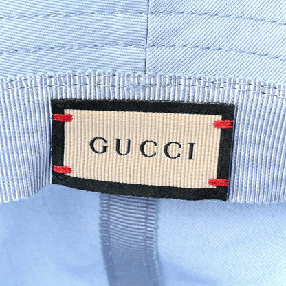 Gucci Canvas Logo Bucket Hat Light Blue 6 of 7