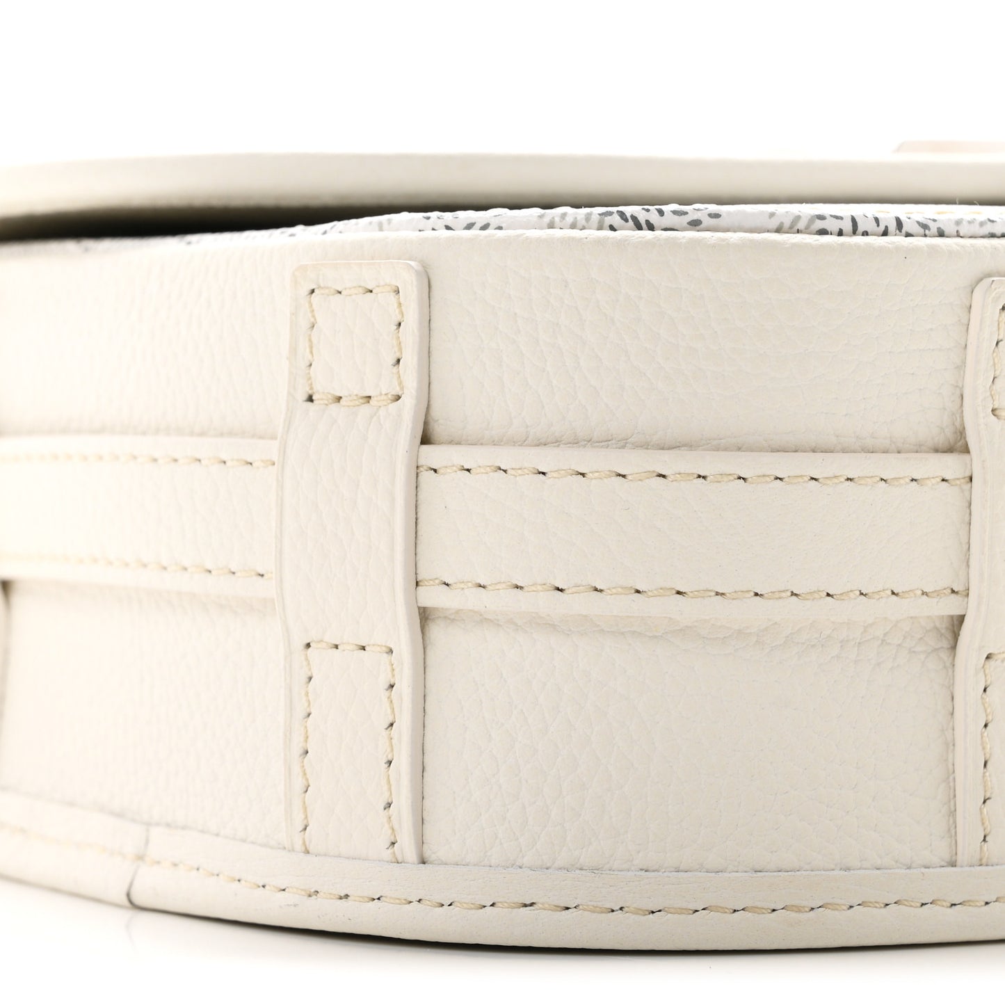 Goyardine Belvedere II PM Messenger Bag White