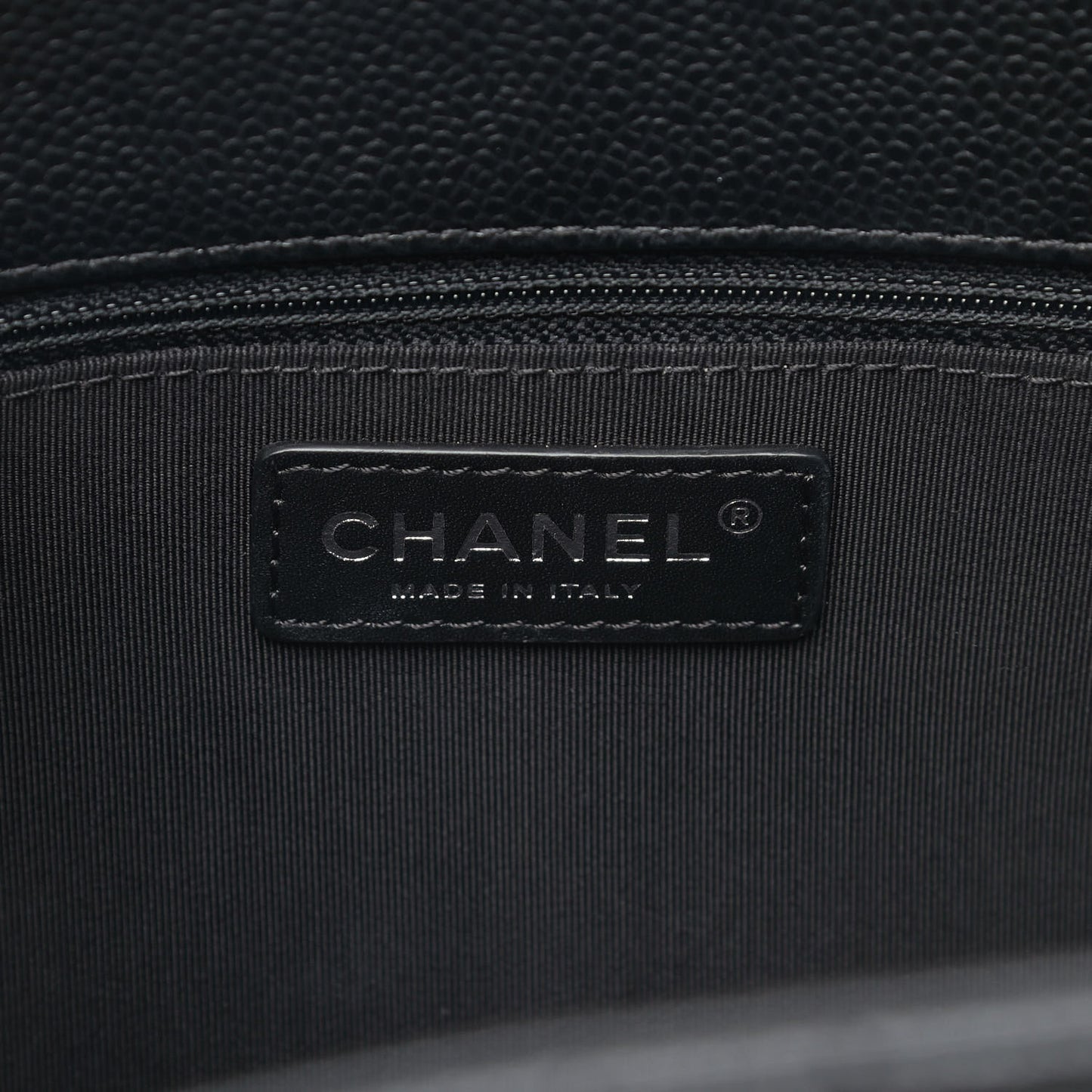 Caviar Quilted City Shopping Tote Black