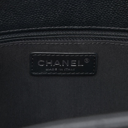 Chanel Caviar Quilted City Shopping Tote Black 6 of 9