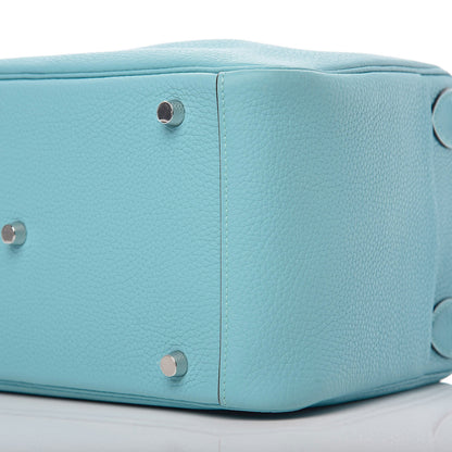 Hermes Taurillon Clemence Lindy 30 Bleu Atoll 10 of 11