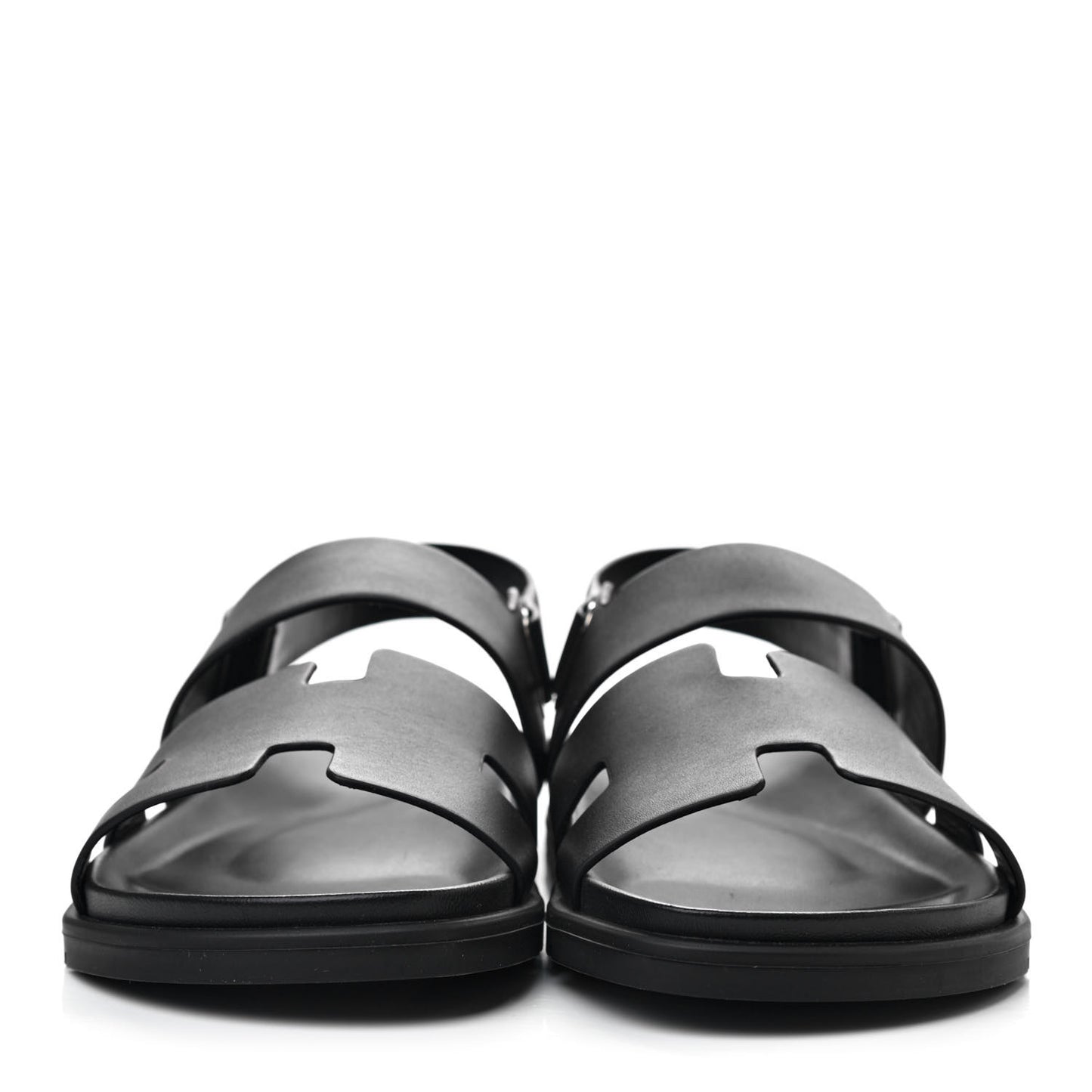 Calfskin Mens Takara Sandals 42 Black