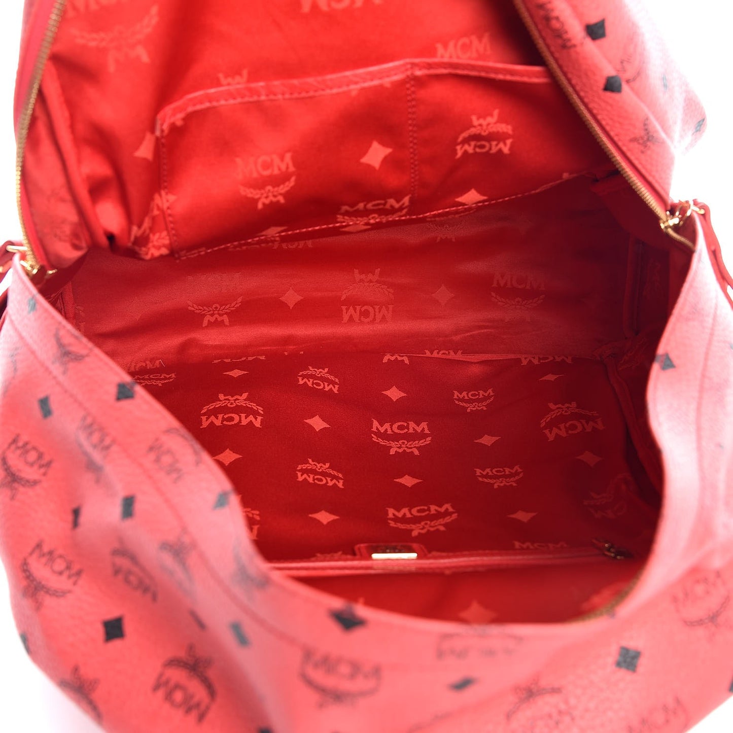 Visetos Large Sprinkle Stud Stark Backpack Corail