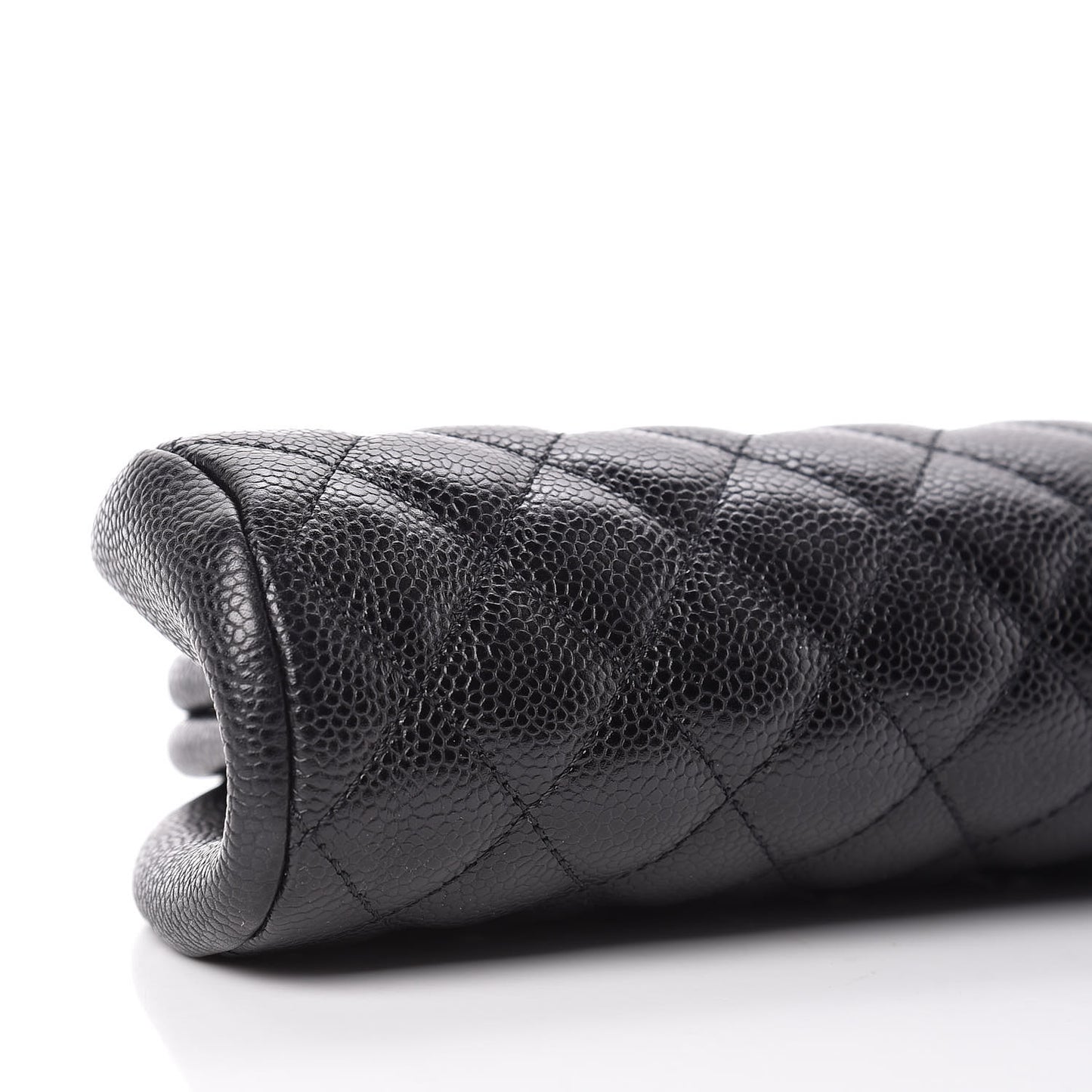Caviar Quilted Timeless Clutch Black