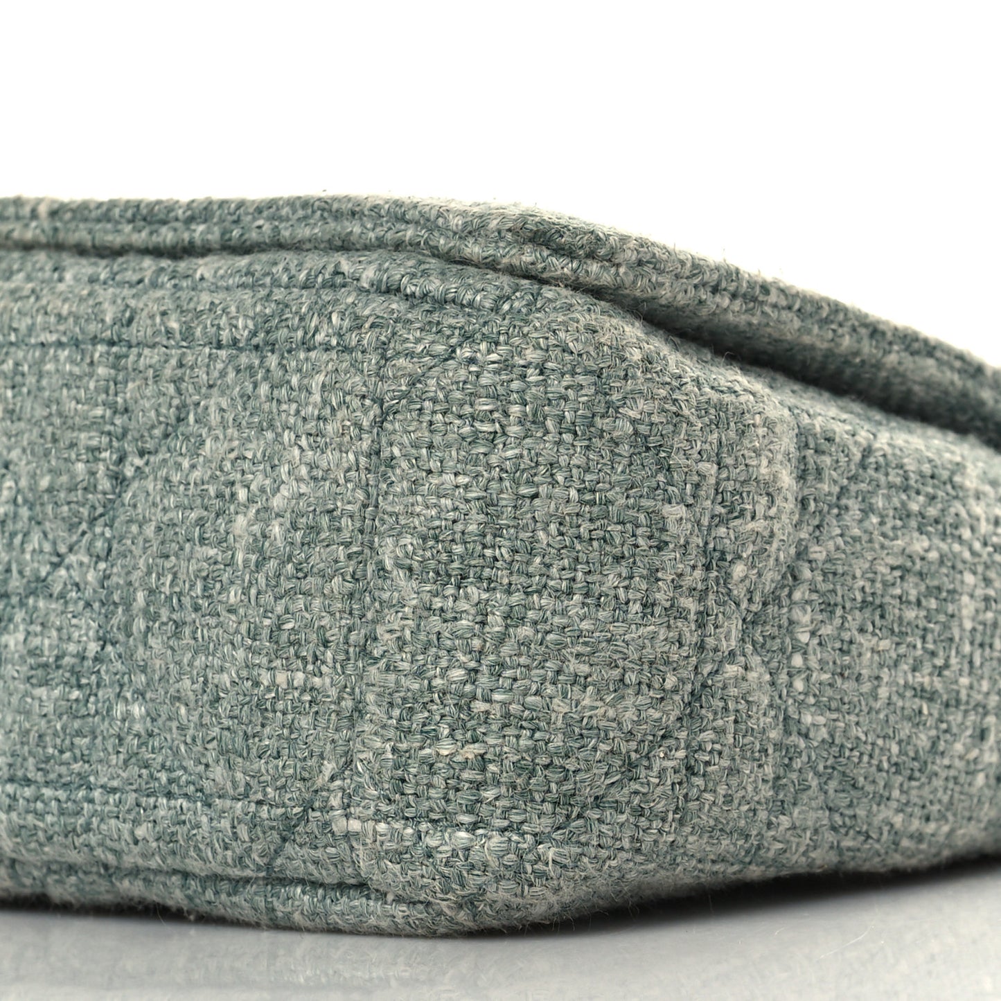 Tweed Macrocannage Small Caro Bag Light Green