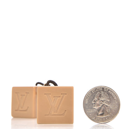 Louis Vuitton Resin Monogram Hair Cubes Beige 3 of 3