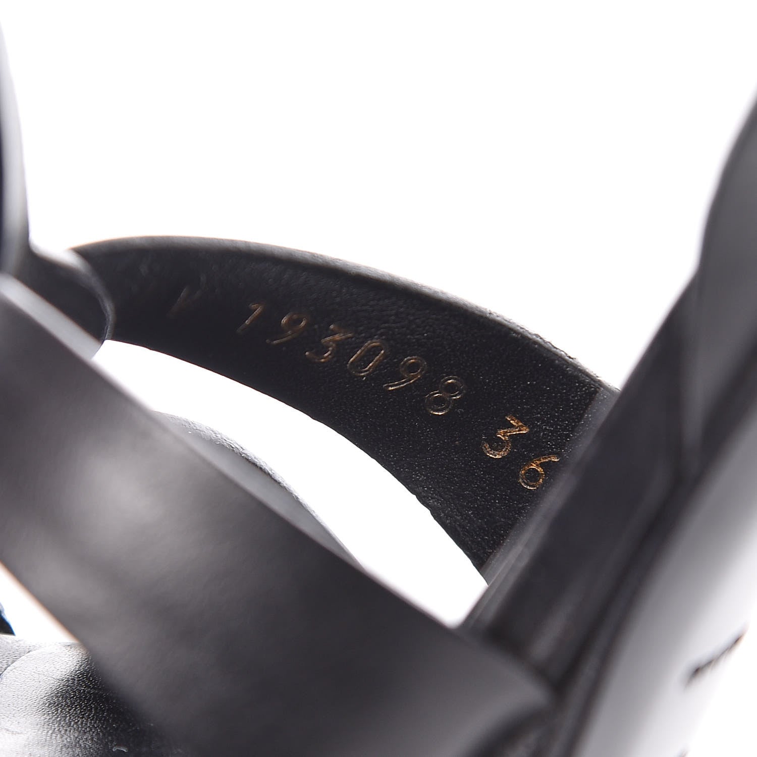 Saint Laurent Calfskin Tribute 105 Platform Sandals 36 Black 11 of 12